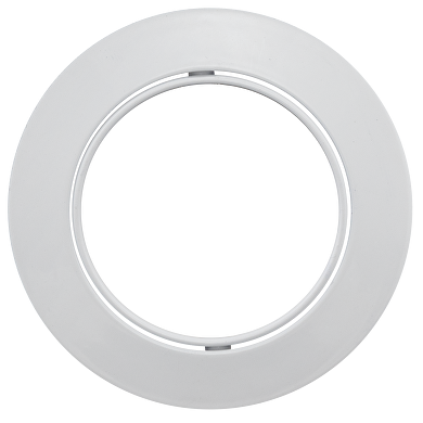 Рамка за вграждане кръг, GU10, подвижна, бялa, алуминий, IP20