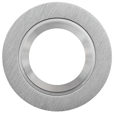 Рамка за вграждане кръг, GU10, стационарна, драскан алуминий, алуминий, IP44
