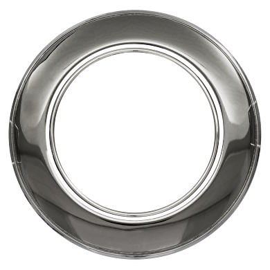 Lune (corps) encastrable, cercle, GU10, amovible, graphite/nickel, aluminium, IP20