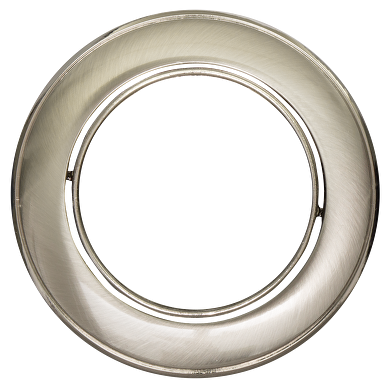 Lune (corps) encastrable, cercle, GU10, amovible, nickel satiné/nickel, aluminium, IP20