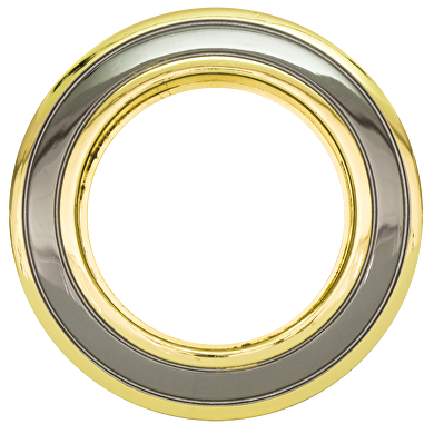 Einbaustrahler (Körper), Kreis, GU10, stationär, Graphit/Gold, Aluminium, IP20
