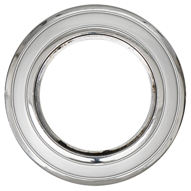 Lune (corps) encastrable, cercle, GU10, fixe, chrome perlé/nickel, aluminium, IP20