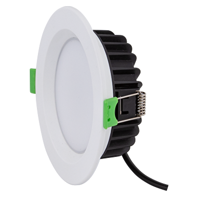 LED downlight for building-in, dimmable, 10W, 3000K/4200K/6000K, 220-240V AC, IP44