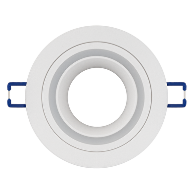 Einbaustrahler (Körper), Kreis, GU10, stationär, weiß, IP20