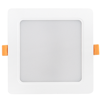 LED panel for building-in, square 12W, 4000K, 220-240V AC