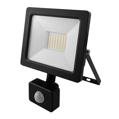 LED SLIM reflektor sa senzorom pokreta 30W, 4000K, 220-240V AC, IP44