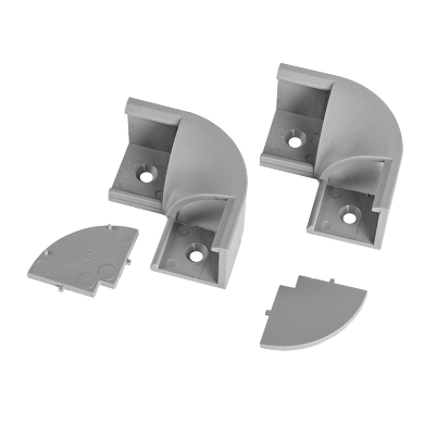 Set of corner connectors for aluminium profile APK204 - 2 pcs.