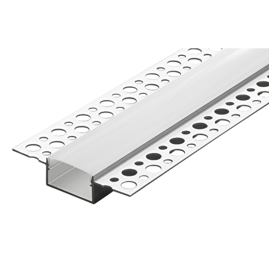 Profilé aluminium pour plaques de plâtre 3m, 21mm