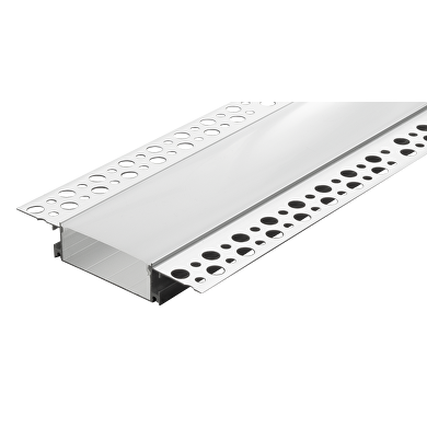 Profilé aluminium pour plaques de plâtre 3m, large, 46mm