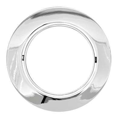 Lune (corps) encastrable, cercle, GU10, amovible, chrome, aluminium, IP20