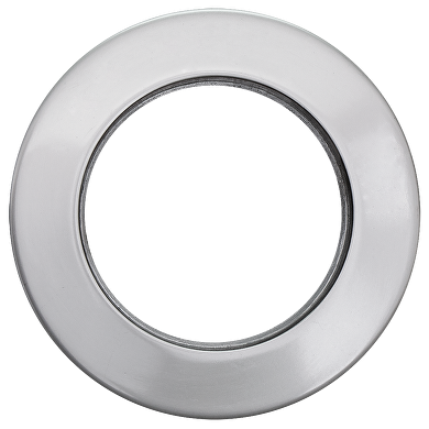 Lune (corps) encastrable, cercle, GU10, fixe, chrome perlé, aluminium, IP20