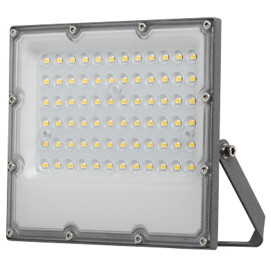 LED Slim προβολέας 50W, 5000K, 220-240V AC, ουδέτερο φως IP65