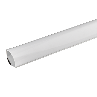 Profilo in alluminio per striscia flessibile LED, angolare, grande, 2m