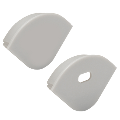 Set of end caps for aluminium profile APK208, 2pcs.