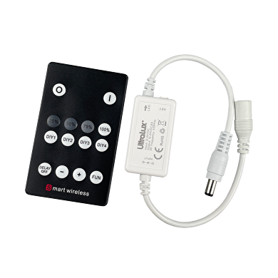 RF Mini-Dimmer für einfarbigen LED-Streifen 6A, 12-24V DC