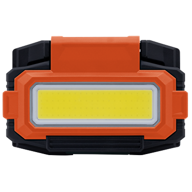 Портативна LED работна лампа с магнитна основа, карабинер и стойка 10W, 7000K, 5V DC, IP54