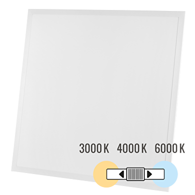 LED-Panel blendarm UGR <19 600x600 mm, 40W, 3000K/4000K/6000K, 120lm/W, 220V-240V AC, IP44