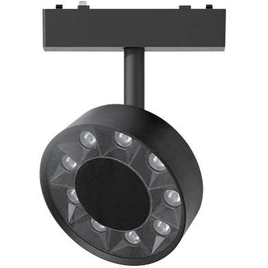 LED magnetic smart spot light, round 9W, CCT, 48V DC