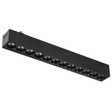 LED magnetic smart linear lighting fixture 12W, CCT, 48V DC