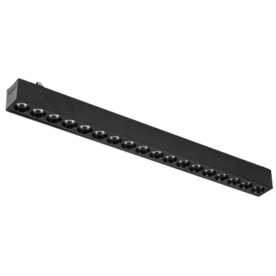 LED magnetic smart linear lighting fixture 18W, CCT, 48V DC