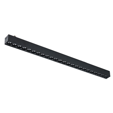 LED magnetic smart linear lighting fixture 24W, CCT, 48V DC