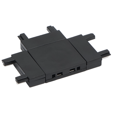 T-connector for slim rail for surface mounting