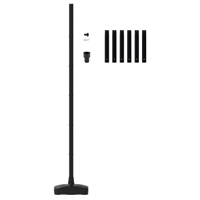 Преносим стълб със стойка за монтаж на осветление, max. 2.5m.