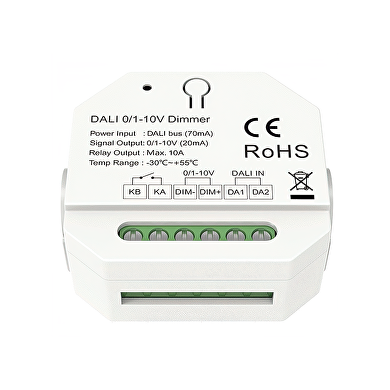 Module DALI vers 0/1-10 V CC, 230 V AC