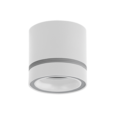 Ceiling downlight for surface mounting for LED module, round, fixed, white, IP20