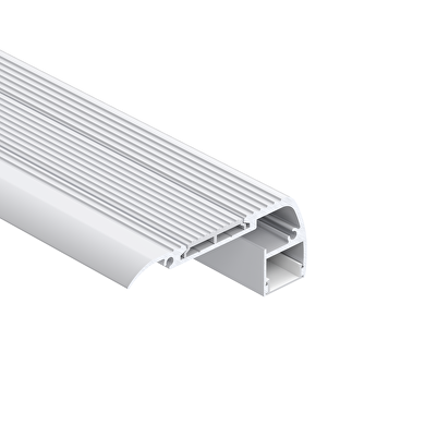 Алуминиев профил за LED лента, 2м, за стъпала