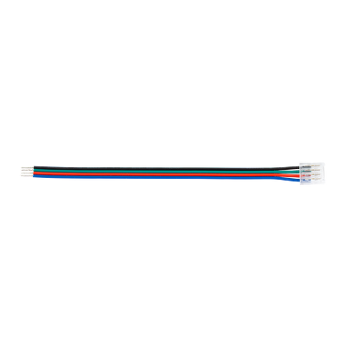 Εύκαμπτος συνδετήρας για SMD RGB λωρίδα LED 10mm, 50 τεμ. σε ένα πακέτο