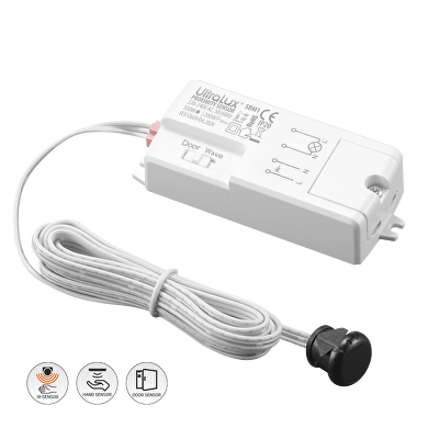 Sensore di movimento/porta 2 in 1, 500W/200W, 5cm, IP20