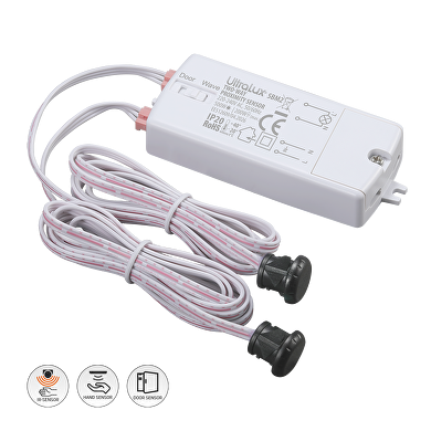 Sensore di movimento/porta bidirezionale 2 in 1, 2000W/1000W, 5cm, IP20