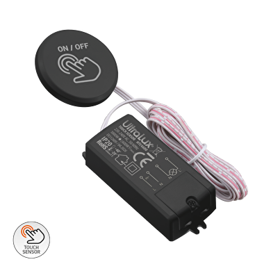 Hidden TOUCH ON/OFF sensor, 1200W/ 600W, IP20