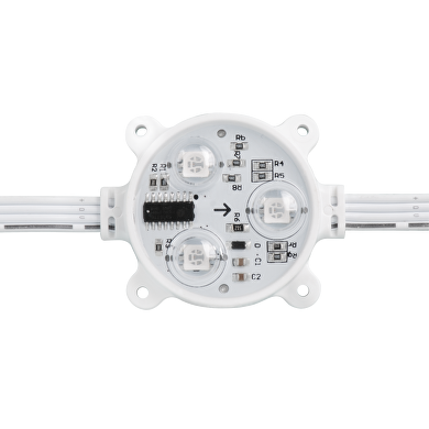 Mòdulo de LED digital 0.72W, RGB 12VDC, IC:SM16716, IP68, 50 unid