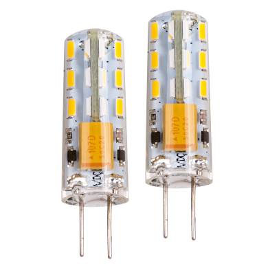 LED-Lampe 2W, G4, 2700K, 12V DC, warmes Licht, 1 Stk. / Blister