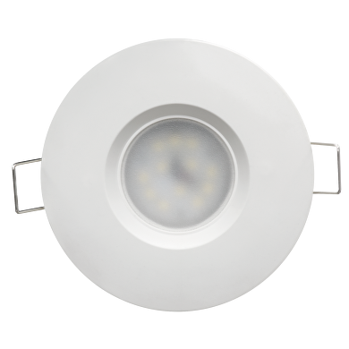 Downlight de LED 6,5W, 2700K(luz càlida), 220-240V/AC,120º SMD2835,redondo de empotrar,blanco,IP44