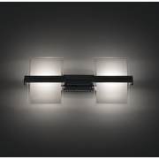 LED wall lighting fixture 10W, 4200K, chrome, IP20