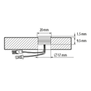 Regulador táctil de intensidad (dimer), 60W, 12V DC, IP20