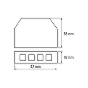 Multiprise d'alimentation, 4 ports