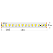 Proff. LED Bånd/Strips, 7 W/m, 2700 K, 48V DC, 112 Led/m, IP20