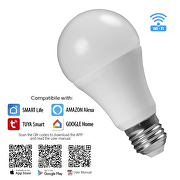 WiFi Smart LED крушка, 8W, E27, RGB+4200K, 270°, 220-240V AC