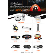 Lampada USB portatile a LED, ricaricabile, 3W, Li-Ion 2500mAh, 5000K, IP65