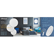 LED Deckenleuchte mit Zierring 48W, 4200K, 220-240V AC, neutrales Licht, Kreis