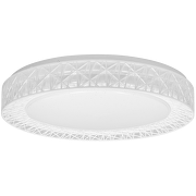 LED плафониера с декоративен ринг, димираща, 60W, 3000-6500K, 220-240V AC, CCT, кръг