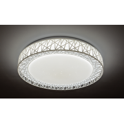 LED плафониера с декоративен ринг, димираща, 60W, 3000-6500K, 220-240V AC, CCT, кръг