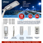 Lampione stradale a LED 20W, 4200K, 220-240V AC, IP66