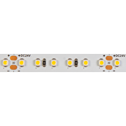Striscia LED professionale 9.6W/m, 2700K, 24V DC, 120 LEDs/m, SMD3528, IP54