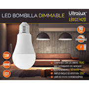 Bombilla de LED Standart dimable, 10W, E27, 4200K(luz neutral), 220-240V AC