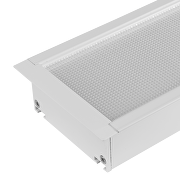 Ugradbeni LED linearno rasvjetno tijelo, bijeli okvir, 1.2m, 40W, 4200K, 220-240VAC, IP20